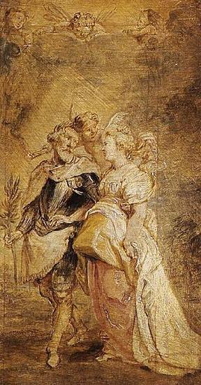 Peter Paul Rubens The Marriage of Henri IV of France and Marie de Medicis oil painting picture